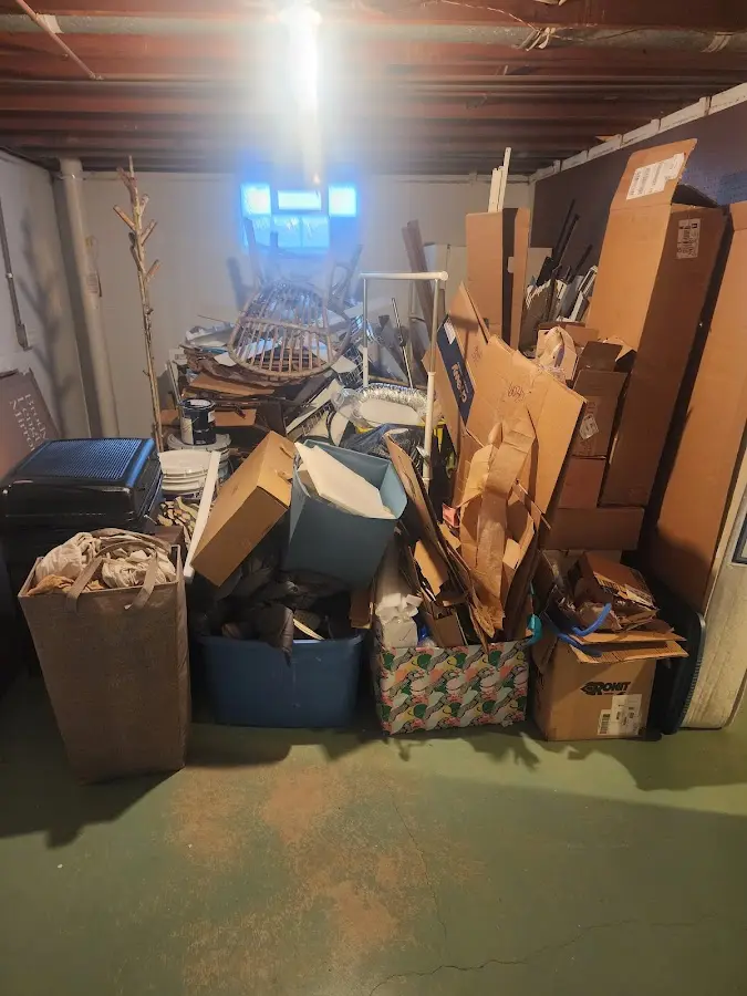 Roll-off dumpster container at job site for Concrete Dumpster Rental in Airway Heights